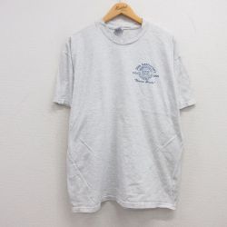 【50%OFF】ヘインズ 90s 半袖Tシャツ マサチューセッツポリス グレー XL | 古着
