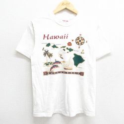 90s 半袖Tシャツ ハワイイルカ ホワイト S | 古着