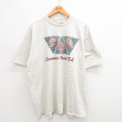 00s 半袖Tシャツ 貝 グレー XL | 古着