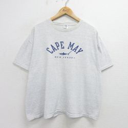 00s 半袖Tシャツ CAPE MAY サメ グレー XL | 古着