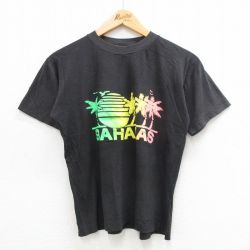 【50%OFF】90s 半袖Tシャツ バハマ ブラック M | 古着