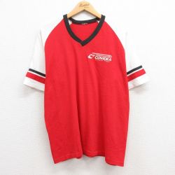 80s 半袖Tシャツ COVIDEA レッド L | 古着