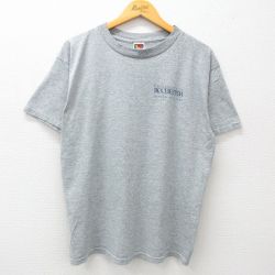 XL★古着 フルーツオブザルーム 半袖 ビンテージ Tシャツ メンズ 00年代 00s ロチェスター大学 クルーネック グレー 霜降り 24aug05 中古