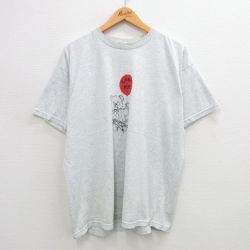 00s 半袖Tシャツ CAMP HOPE クマ グレー XL | 古着