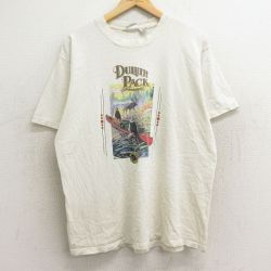 【50%OFF】90s 半袖Tシャツ ダルースパック 生成り XL | 古着