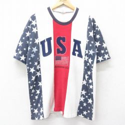90s 半袖Tシャツ USAロゴ ホワイト XL | 古着