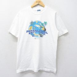 90s 半袖Tシャツ PANAMA CANAL ホワイト XL | 古着