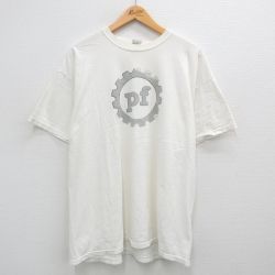 XL★古着 フルーツオブザルーム 半袖 ビンテージ Tシャツ メンズ 00年代 00s pf 大きいサイズ コットン クルーネック 生成り 24aug10 中古