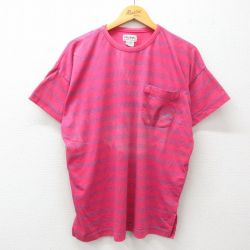 リーボック 00s 半袖Tシャツ ワンポイントロゴ ピンク XL | 古着