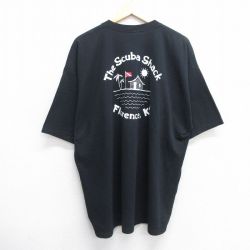 00s 半袖Tシャツ フローレンス ブラック XL | 古着