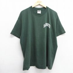 【20%OFF】XL★古着 半袖 ビンテージ Tシャツ メンズ 00年代 00s DARTMOUTH 大きいサイズ コットン クルーネック 緑 グリーン 25apr05 中古