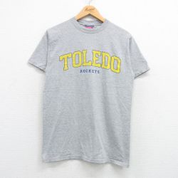 【50%OFF】M★古着 チャンピオン Champion 半袖 ビンテージ Tシャツ メンズ 00年代 00s TOLEDO クルーネック 薄グレー 霜降り 25apr08 中古