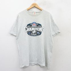 フルーツオブザルーム 00s 半袖Tシャツ NFL フィラデルフィアイーグルス グレー XL | 古着