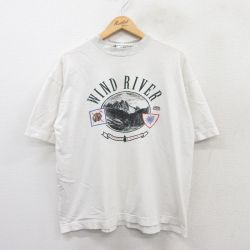 90s 半袖Tシャツ WIND RIVER ホワイト XL | 古着