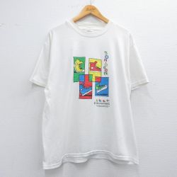 XL★古着 ヘインズ Hanes 半袖 ビンテージ Tシャツ メンズ 00年代 00s 靴 企業広告 クルーネック 白 ホワイト 25apr11 中古