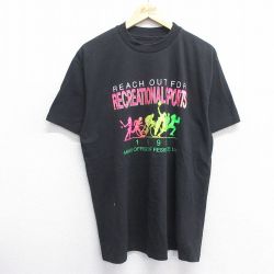 90s 半袖Tシャツ RECREATIONAL SPORT ブラック XL | 古着