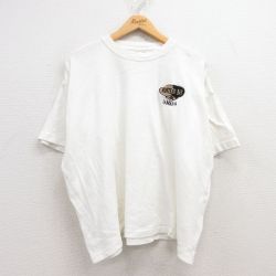 XL★古着 半袖 ビンテージ Tシャツ メンズ 00年代 00s モンテゴベイ ジャマイカ 大きいサイズ コットン クルーネック 白 ホワイト 25apr16 中古