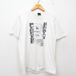 M★古着 スクリーンスターズ 半袖 ビンテージ Tシャツ メンズ 90年代 90s ロサンゼルス クルーネック USA製 白 ホワイト 25apr23 中古