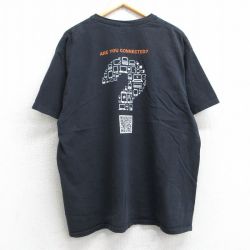 xirrus 00s 半袖Tシャツ クエスチョンマーク ブラック XL | 古着