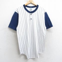 00s 半袖Tシャツ ツートンカラー ホワイト L | 古着
