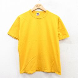 【50%OFF】ラッセル 00s 半袖Tシャツ イエロー L | 古着