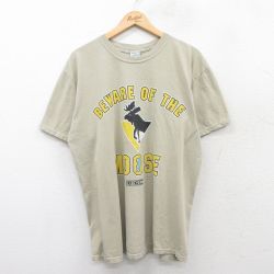 00s 半袖Tシャツ MOOSE ベージュ XL | 古着