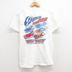 M★古着 半袖 ビンテージ Tシャツ メンズ 00年代 00s JARIVIS コットン クルーネック 白 ホワイト 25apr28 中古