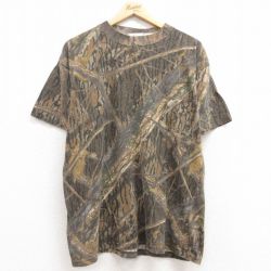 00s 半袖Tシャツ モッシーオーク ブラウン迷彩 XL | 古着