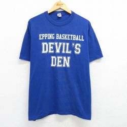 ラッセル 00s 半袖Tシャツ バスケットボール ブルー XL | 古着