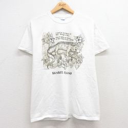 M★古着 半袖 ビンテージ Tシャツ メンズ 00年代 00s カメレオン コットン クルーネック 白 ホワイト 25may01 中古