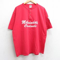 90s 半袖Tシャツ メルビンデールカージナルス13 レッド XL | 古着