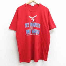 ラッセル 00s 半袖Tシャツ デラウェア大学 レッド XL | 古着
