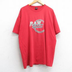 マリテフランソワジルボー 00s 半袖Tシャツ RAW レッド XL | 古着