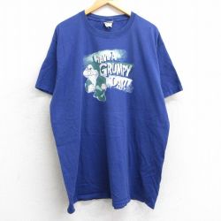 【50%OFF】00s 半袖Tシャツ ディズニー ブルー XL | 古着