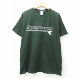 【50%OFF】00s 半袖Tシャツ spartans グリーン L | 古着