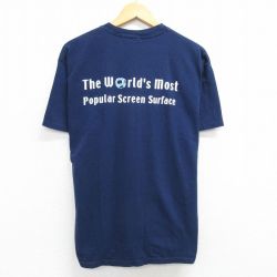 00s 半袖Tシャツ HARKNESS SCREENS ネイビー L | 古着