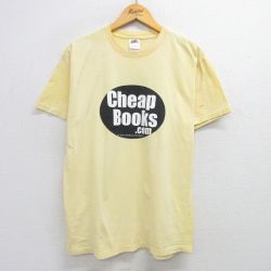 【50%OFF】フルーツオブザルーム 00s 半袖Tシャツ Cheap Books イエロー L | 古着