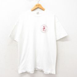 XL★古着 フルーツオブザルーム 半袖 ビンテージ Tシャツ メンズ 90年代 90s SL 大きいサイズ コットン クルーネック USA製 白 ホワイト 25may13 中古