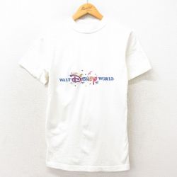 90s 半袖Tシャツ ディズニー ホワイト S | 古着