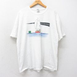 XL★古着 半袖 ビンテージ Tシャツ メンズ 00年代 00s レガッタ コットン クルーネック 白 ホワイト 25may16 中古