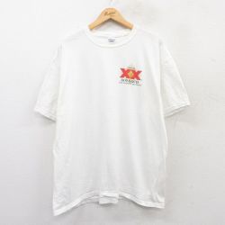 XL★古着 半袖 ビンテージ Tシャツ メンズ 00年代 00s ドスエキス 大きいサイズ コットン クルーネック 白 ホワイト 25may16 中古