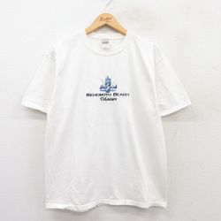 フルーツオブザルーム 00s 半袖Tシャツ リホーボスビーチ ホワイト L | 古着
