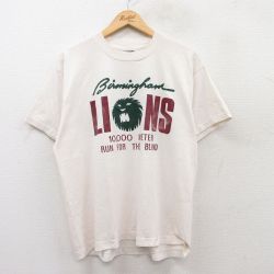 【50%OFF】90s 半袖Tシャツ バーミンガムライオンズ ホワイト L | 古着
