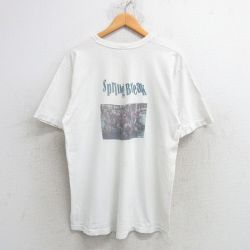 L★古着 ヘインズ Hanes 半袖 ビンテージ Tシャツ メンズ 00年代 00s Spring Break コットン クルーネック 白 ホワイト 25may21 中古