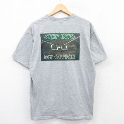 L★古着 半袖 ビンテージ Tシャツ メンズ 00年代 00s TEAM X EXPRESS クルーネック グレー 霜降り 25may24 中古