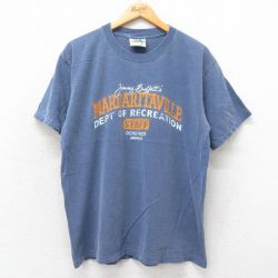 ジミーバフェット 90s 半袖Tシャツ スタッフ ネイビー L | 古着