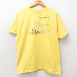 00s 半袖Tシャツ パラソル イエロー L | 古着