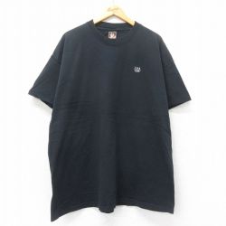XL★古着 半袖 ビンテージ Tシャツ メンズ 00年代 00s USAオリンピック 大きいサイズ コットン クルーネック 黒 ブラック 25jun04 中古