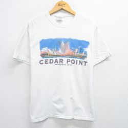 ヘインズ 00s 半袖Tシャツ シダーポイント ホワイト M | 古着