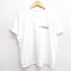 L★古着 半袖 ビンテージ Tシャツ メンズ 00年代 00s シンフォニー スペース クルーネック 白 ホワイト 25may29 中古